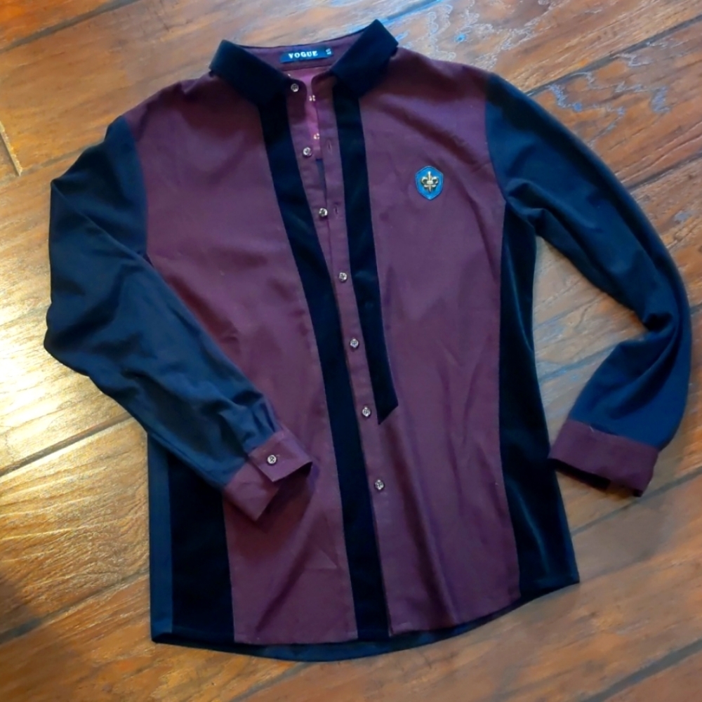 VOGUE Sz 48 Dark Academia Shirt